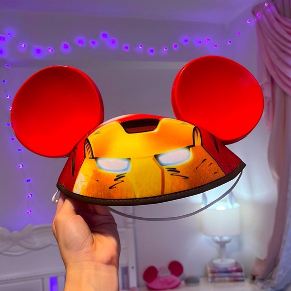 Disney Accessories - Iron Man Mickey Ears Hat
